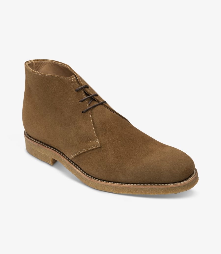 Loake Rivington Tan Suede Boot Men's Desert Boots Tan Suede | IE0170508