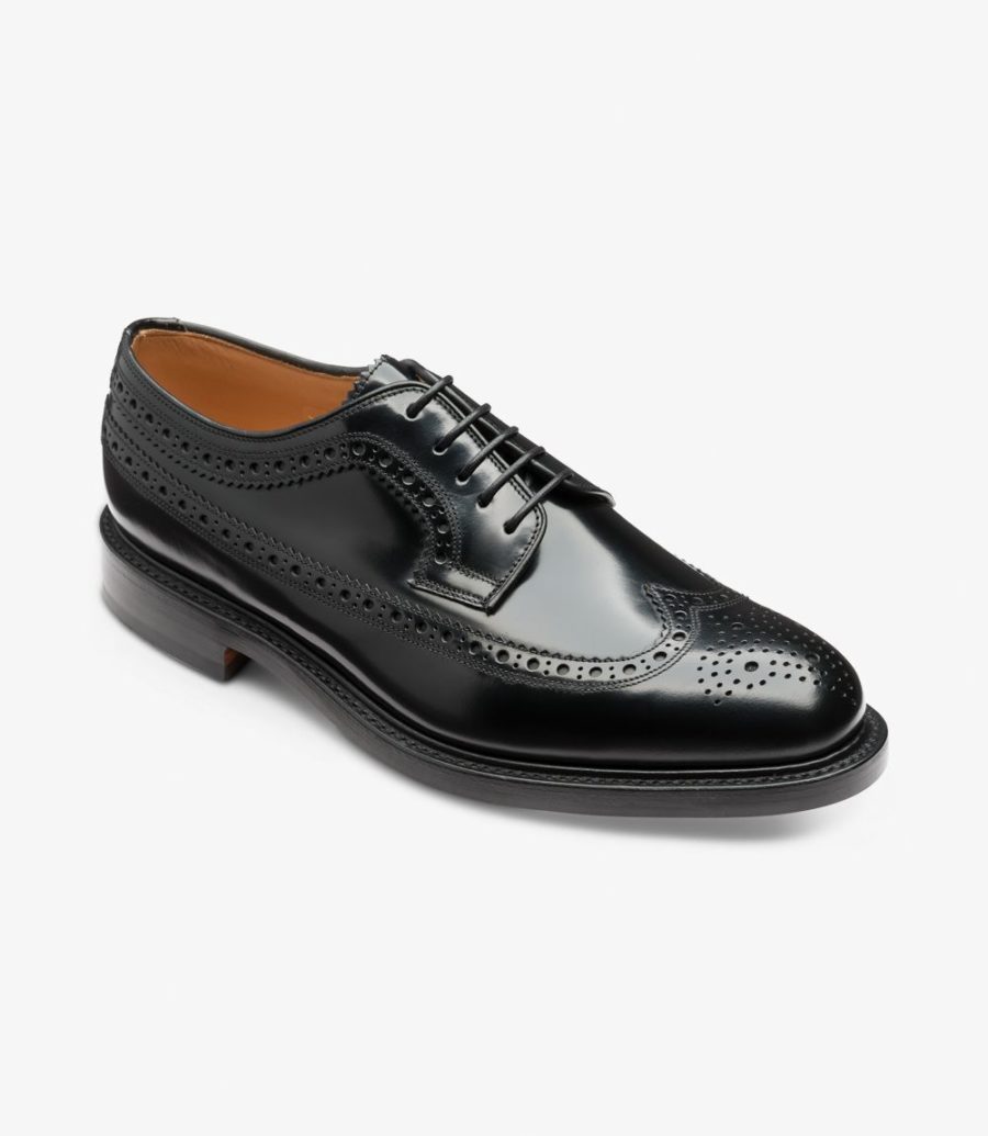 Loake Royal Men's Brogues Black | IE5320055