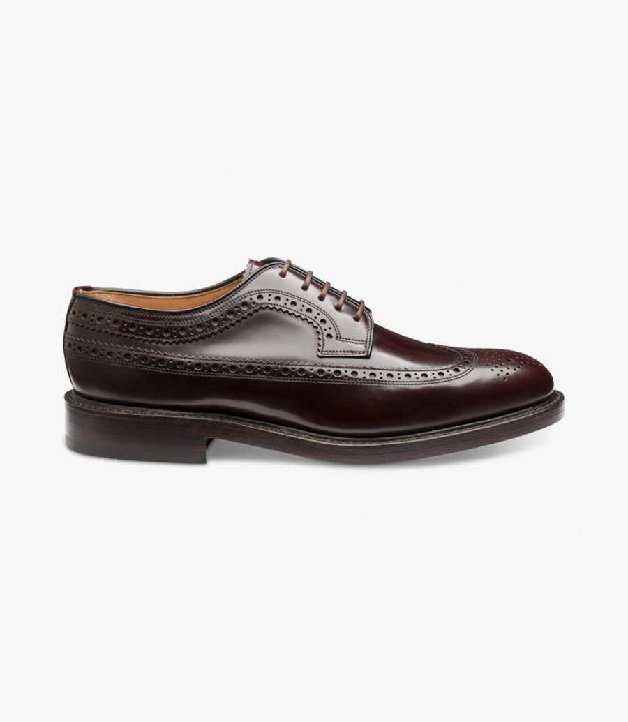 Loake Royal Men\'s Brogues Burgundy | IE8204440