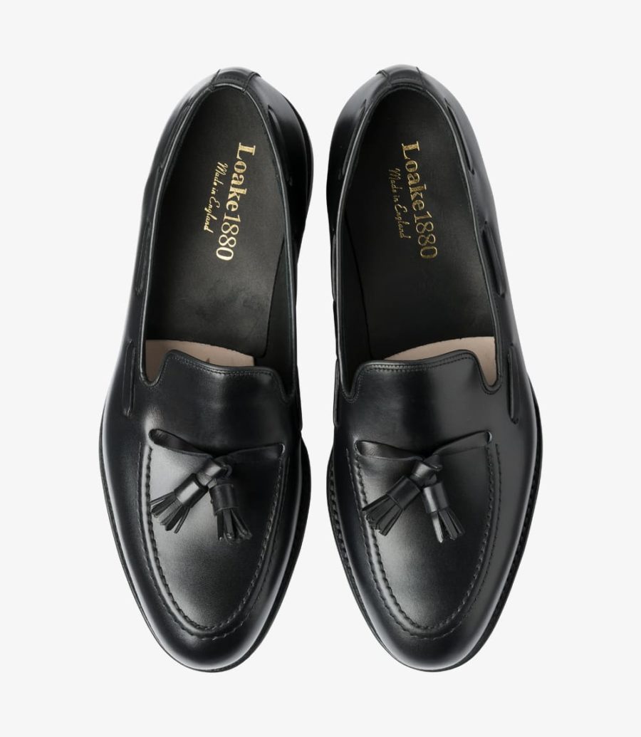 Loake Russell Men's Loafers Black | IE8883296