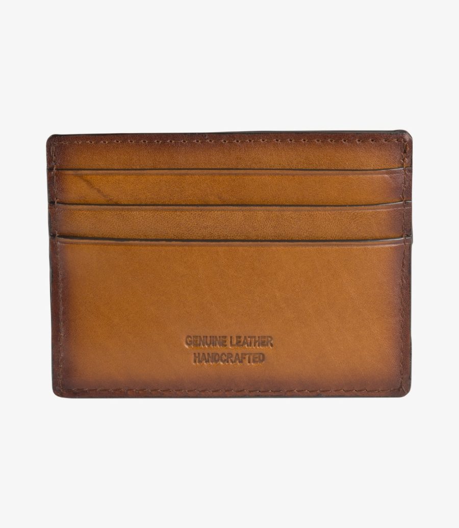 Loake Sterling Card Holder Men's Cardholders Brown | IE9382104