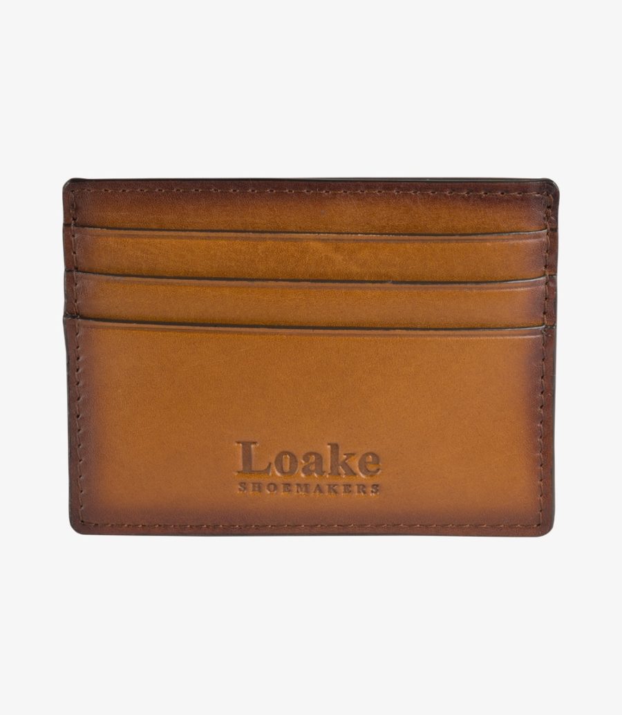 Loake Sterling Card Holder Men\'s Cardholders Brown | IE9382104