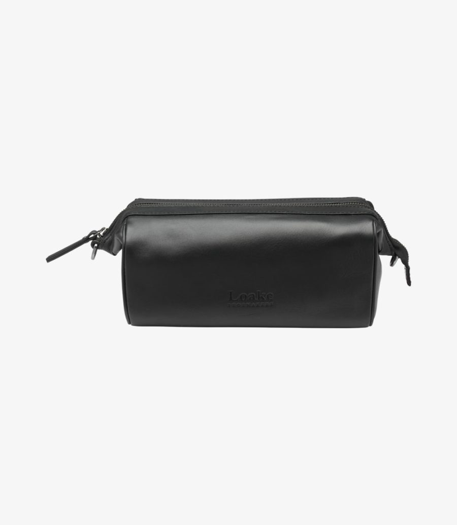 Loake Thames Wash Bag Men\'s Bags Black | IE8941445