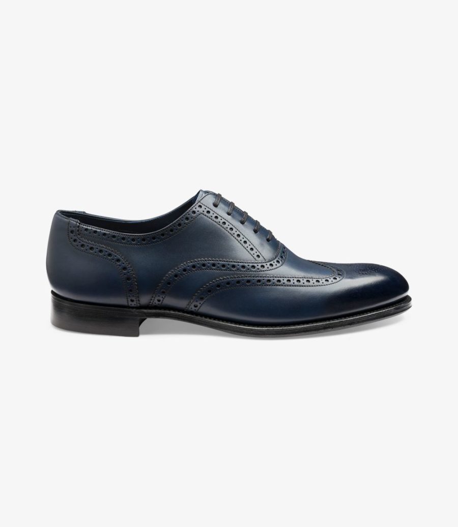 Loake Torrington Men\'s Brogues Antique Blue | IE1203743