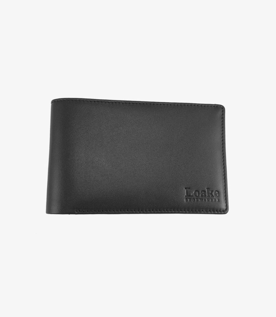 Loake Travel Wallet Men\'s Wallets Black | IE9827294