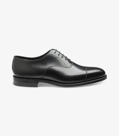 Loake Aldwych Toe-cap Men's Oxford Shoes Black | IE0800812