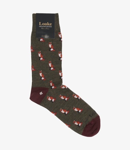 Loake Fox Socks Men's Socks Brown | IE5003278