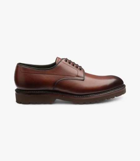 Loake Freud Chestnut Brown Plain-tie Men's Derby Shoes Chestnut Brown | IE8351224