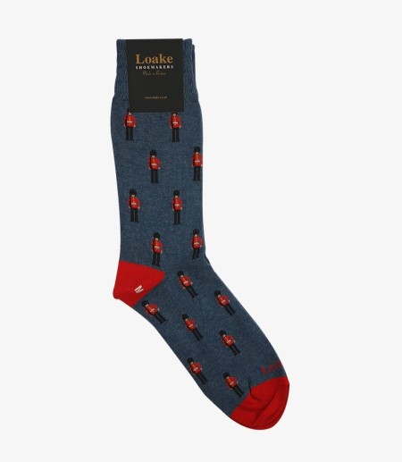 Loake Guard Socks Men's Socks Blue | IE0623843