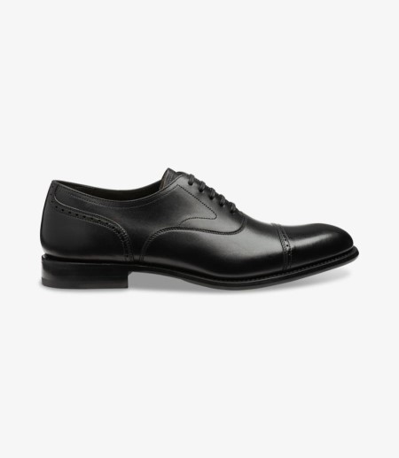 Loake Hughes Semi Brogue Men's Semi Brogues Black | IE6356435