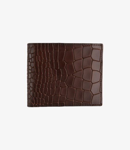 Loake Lombard Leather Wallet Men's Wallets Dark Brown | IE5672873