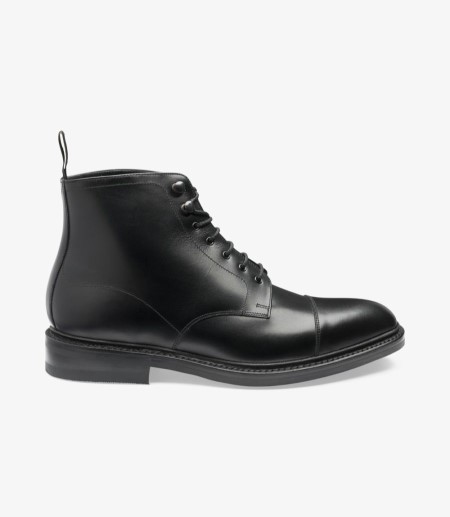 Loake Roehampton Men's Derby Boots Black | IE9845498