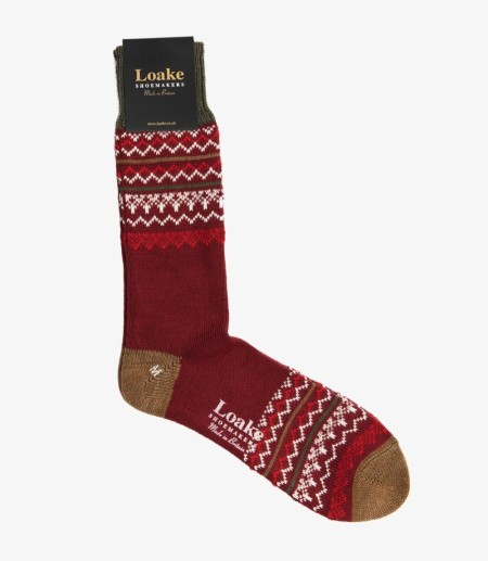 Loake Skye Socks Men's Socks Port | IE6289321