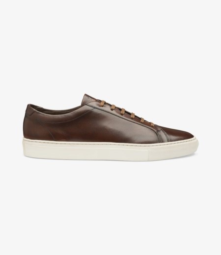 Loake Sprint Men's Sneakers Dark Brown | IE0788127