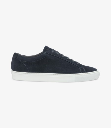 Loake Sprint Men's Sneakers Navy Suede | IE3754337